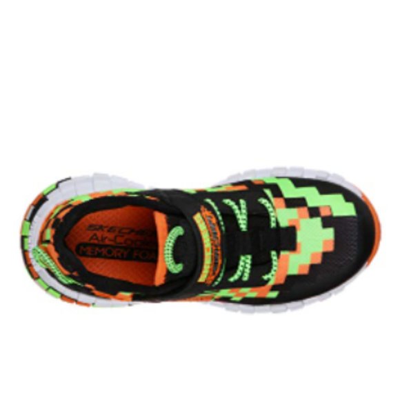 Skechers boys Mega-craft Sneaker, Black/Orange, 1 Little Kid US - Picture 3 of 12